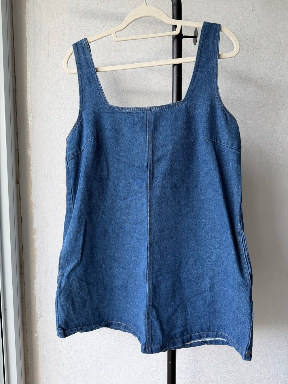 Le Lis Blue Denim Mini Dress